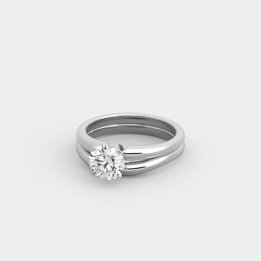 Etrea x Contour Set in Round Cut