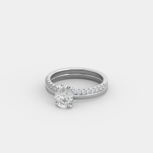 Etta x Classic Set in Cushion Cut