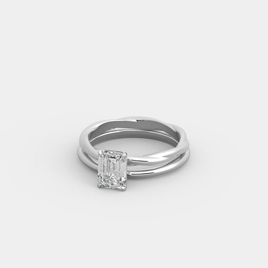 Aevia x Contour Set in Emerald Cut