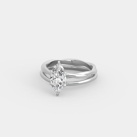 Aevia x Contour Set in Marquise Cut