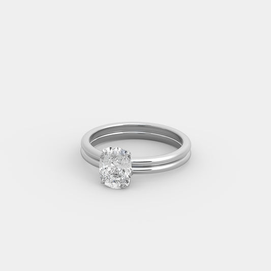 Hazel x Embrace Set in Cushion Cut