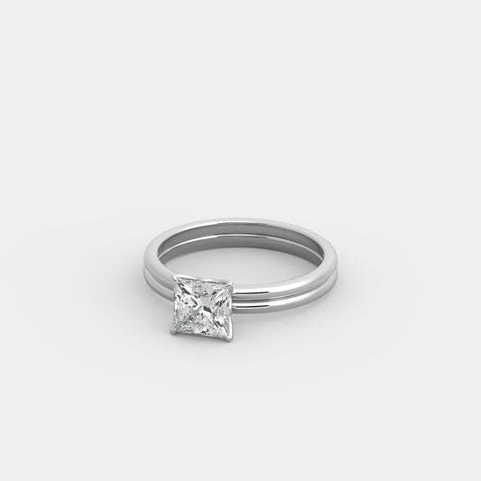 Hazel Grace x Classic Set in Princess Cut