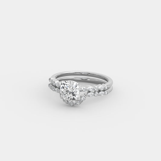Bria x Mirror Set in Cushion Square Cut