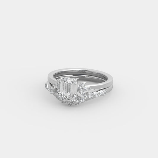 Rhea Fleur x Semblance Set in Emerald Cut