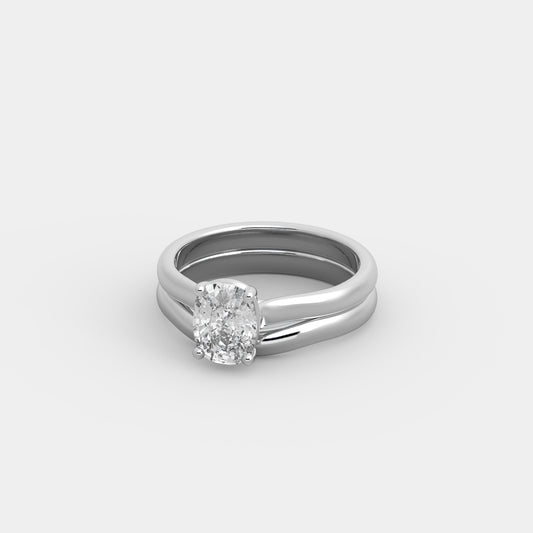 Lyra x Contour Set in Cushion Cut