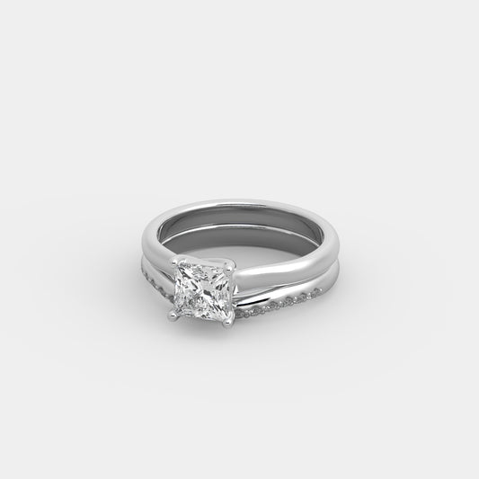 Lyra x Contour Accents Set in Princess Cut