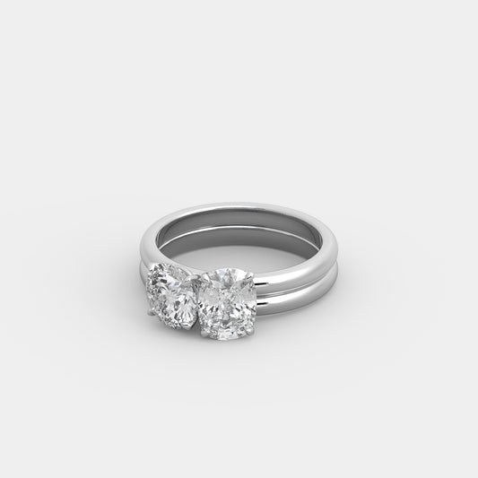 Dyad x Classic Seated Set in Cushion Cut