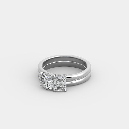 Dyad x Classic Seated Set in Radiant Cut