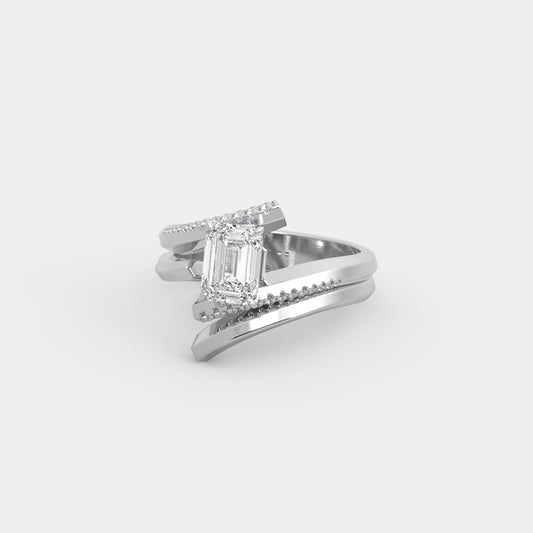 Vire x Adder Set in Emerald Cut
