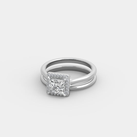 Beth x Classic Set in Princess Cut
