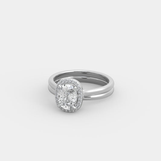 Beth x Mirror Set in Cushion Cut