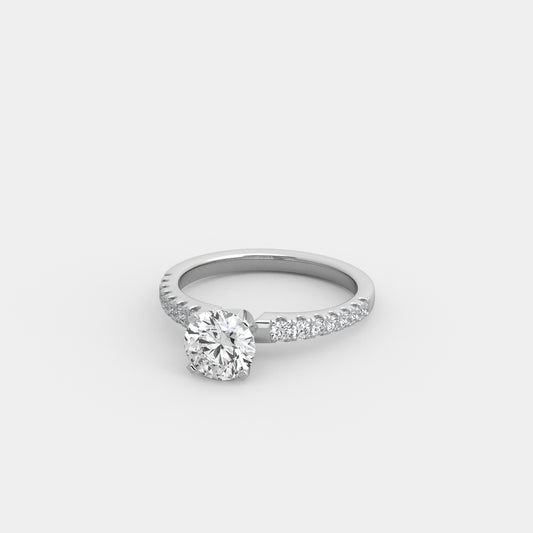 Etrea Pavé in Round Cut