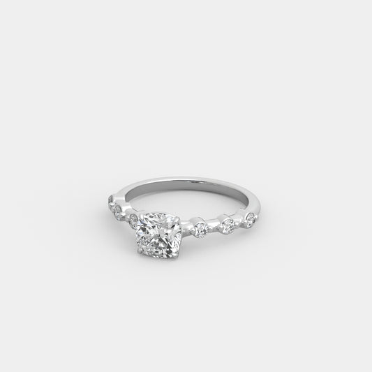 Bria Round-Accented in Cushion Square Cut