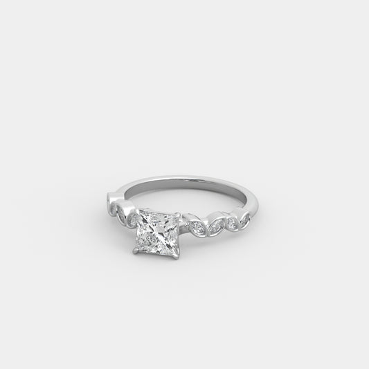 Bria Marquise-Accented in Princess Cut
