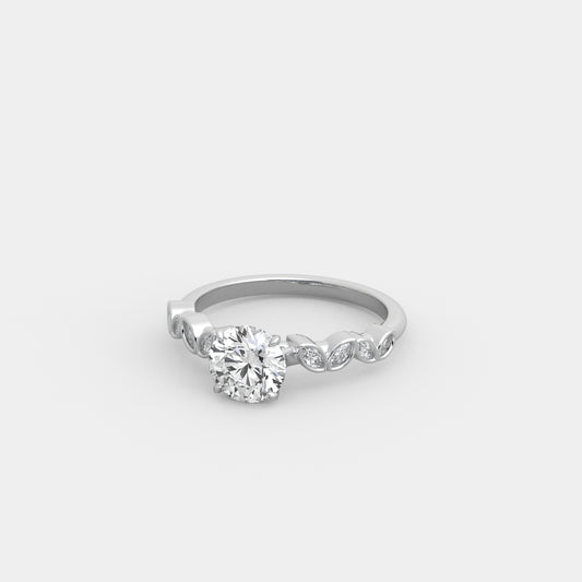 Bria Marquise-Accented in Round Cut
