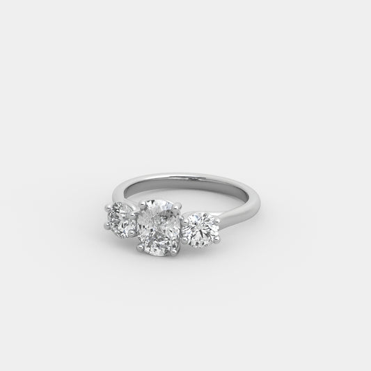 Lyra Round-Shouldered in Cushion Cut