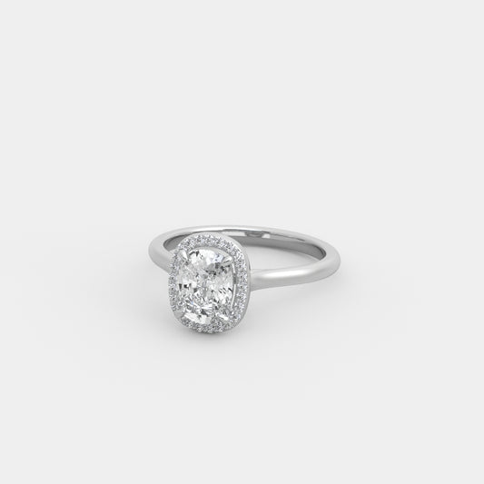 Beth in Cushion Cut