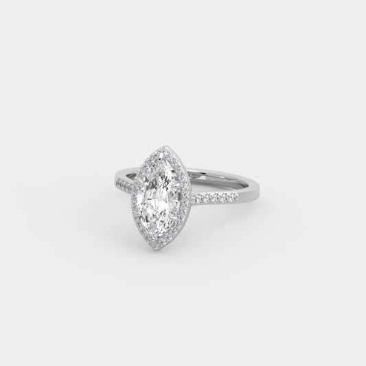 Beth Pavé in Marquise Cut