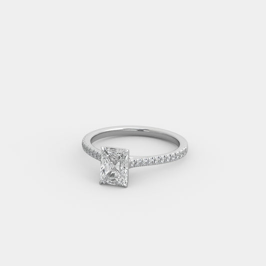 Elise French-Pavé in Radiant Cut